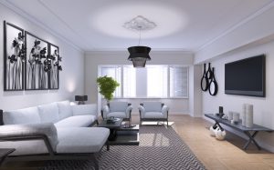 Render of Modern Living Room